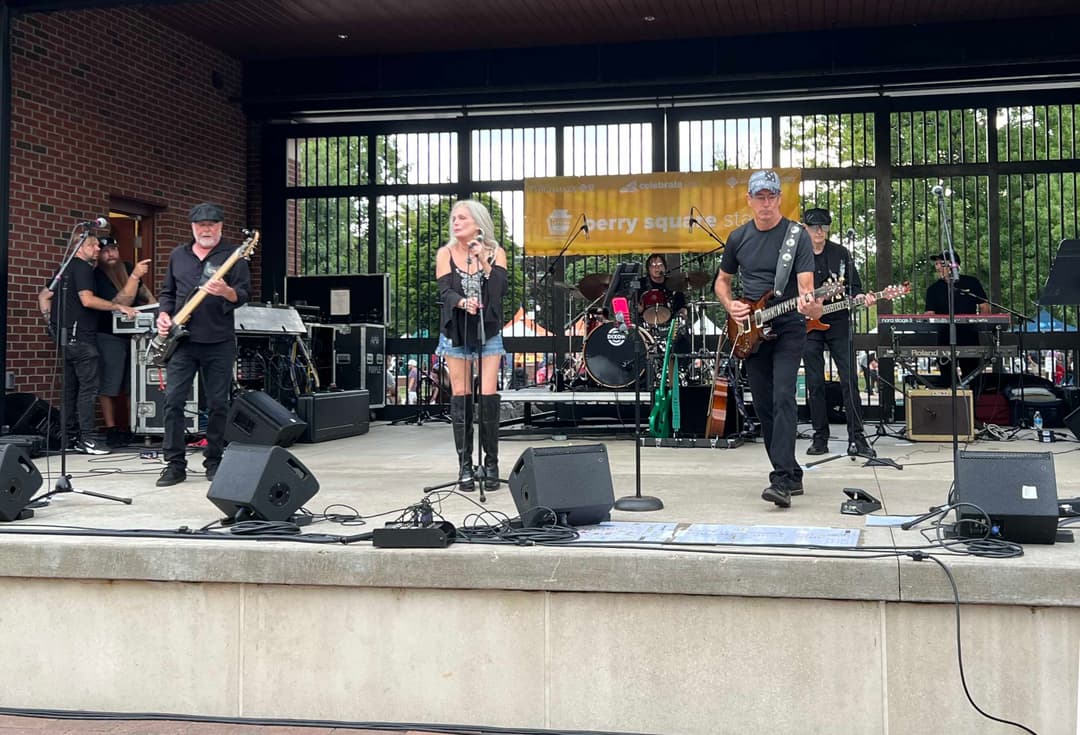 Gypsy Heart performing outside at Celebrate Erie