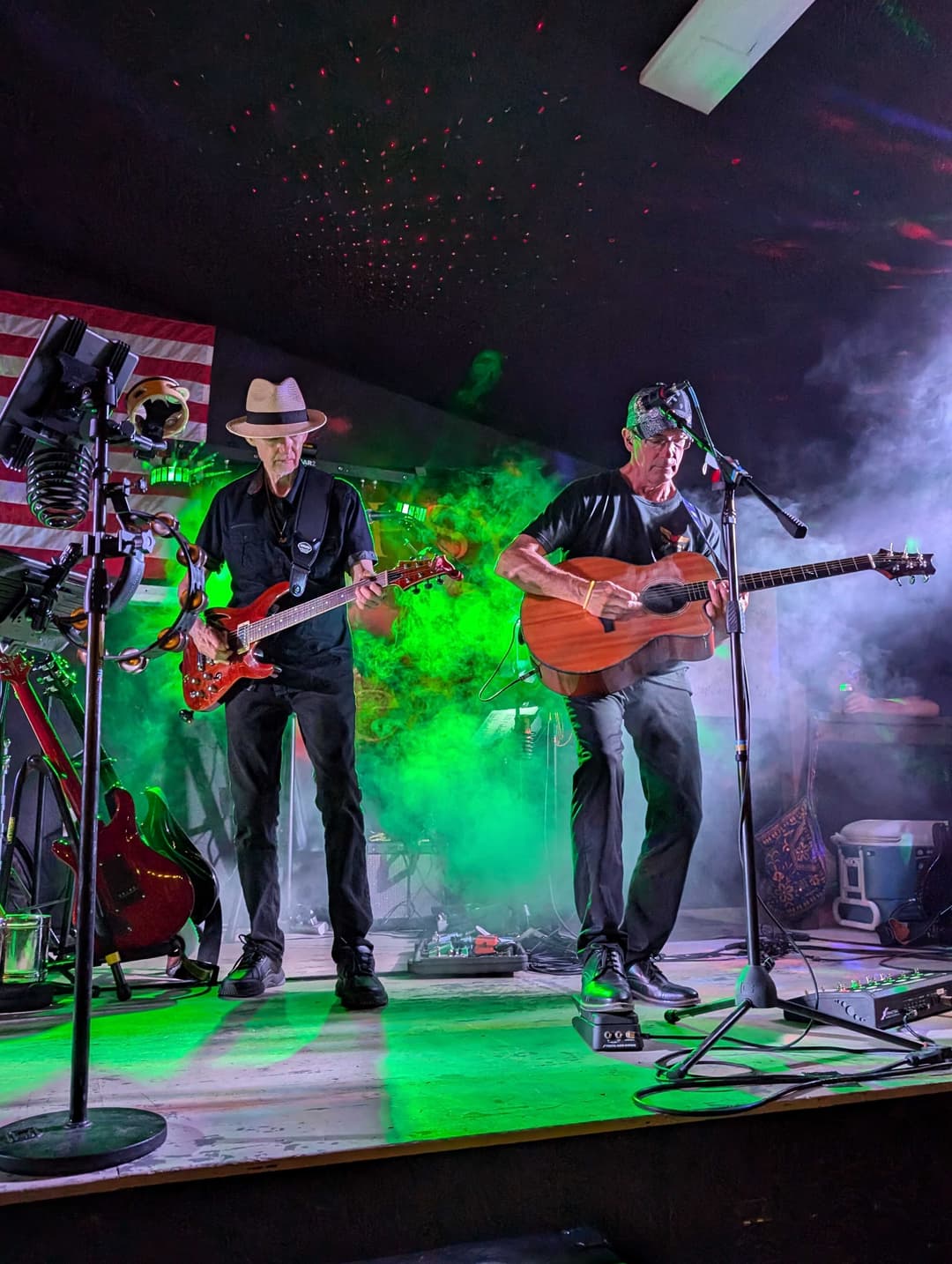 Gypsy Heart's Mike Camp (left) and Dave Krasinski (right) at Family Affair